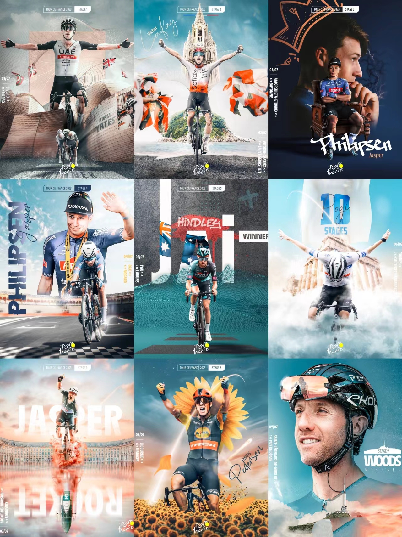 De snelheidslimiet, de eerste week van de Tour de France verlicht de zomerstorm